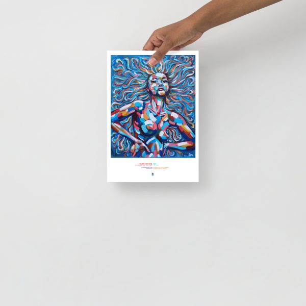 Poster femme buffle
