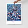 Poster femme buffle