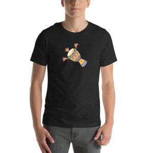 unisex-staple-t-shirt-black-heather-front-6a96a4ad8927f.jpg T-shirt Djembé